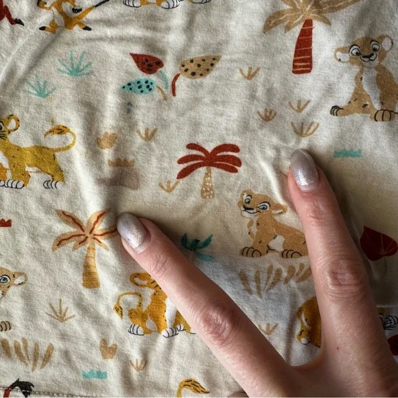 Little Sleepies Disney The Lion King Kids PJ Set Size 7-8 - Picture 3 of 6